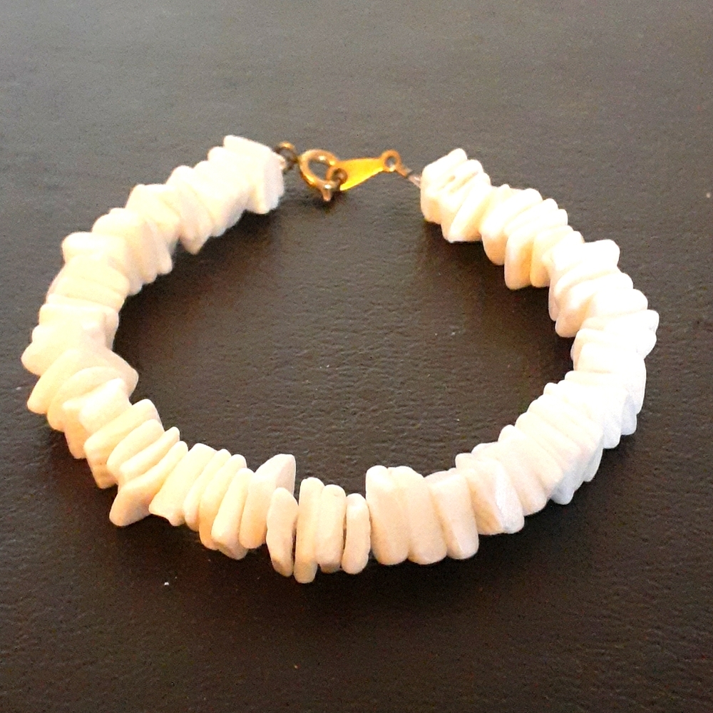 Puka shell bracelet